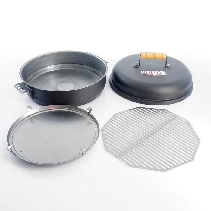 Коптильня круглая Коптильня круглая "FIREWOOD" 35*15 см