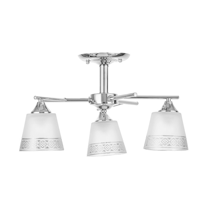 Светильник потолочный Ангела 52х52х27 , 3х60Вт Е27, Хром Светильник потолочный Ангела 52х52х27 , 3х60Вт Е27, Хром