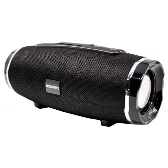 Портативная колонка Borofone BR3 Rich, 10 Вт, BT5.0, microSD, USB, 1200 мАч, чёрная Портативная колонка Borofone BR3 Rich, 10 Вт, BT5.0, microSD, USB, 1200 мАч, чёрная