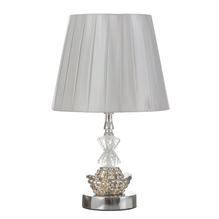 Настольная лампа с подсветкой Настольная лампа с подсветкой "Анфия" Е27 40Вт хром 21х21х35 см