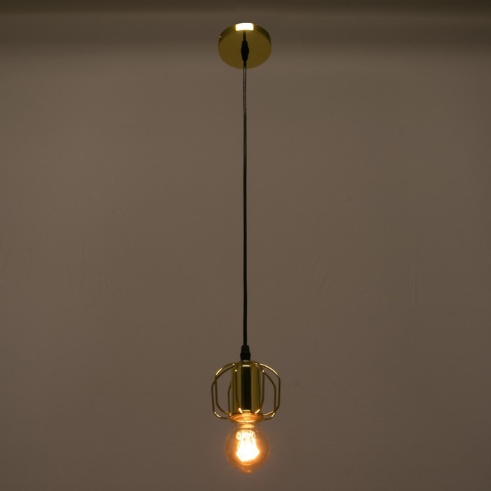 Светильник BayerLux 1393/1GD E27 40Вт золото 9х9х8 см