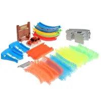 Автотрек &laquo;Магический Трек&raquo;, гибкий, светится в темноте, 132/145 детали, мёртвая петля, МИКС