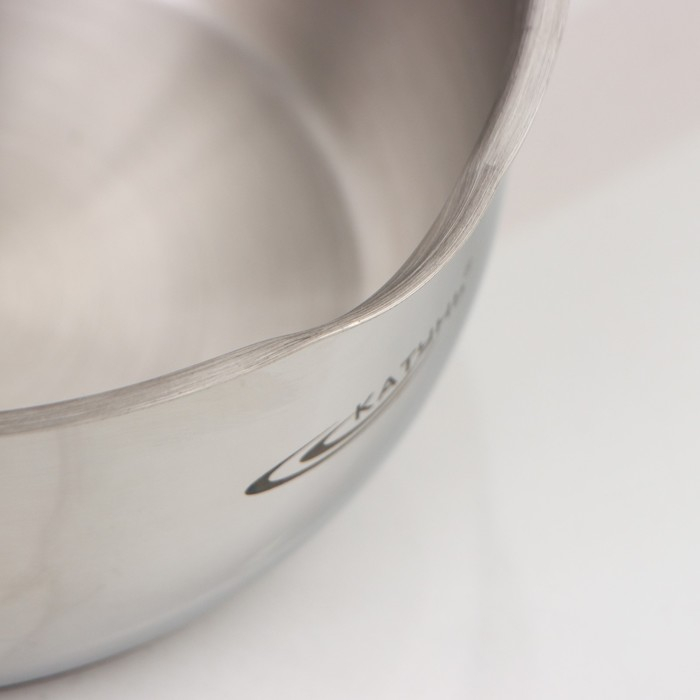 Ковш «Аврора», 1,6 л, d=16 см, капсульное дно, стеклянная крышка, индукция Ковш «Аврора», 1,6 л, d=16 см, капсульное дно, стеклянная крышка, индукция