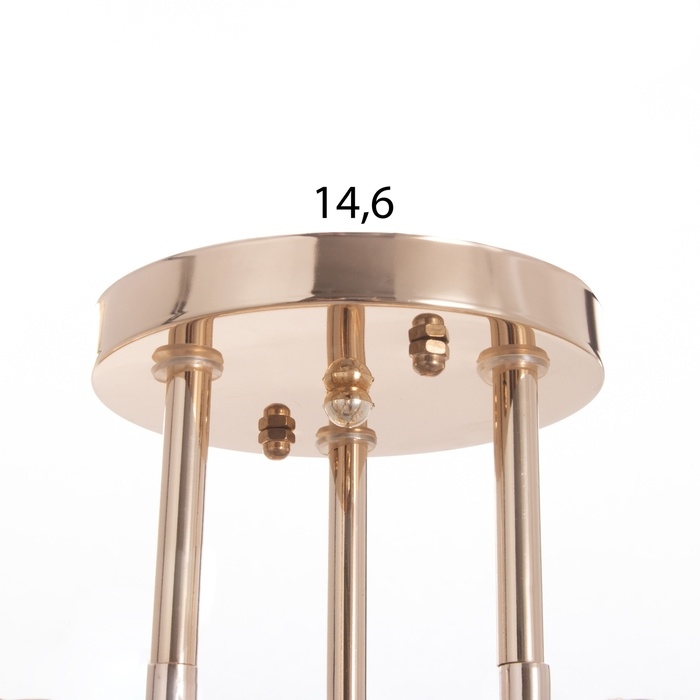 Люстра Люстра "Эбби" бп 3х40Вт Е27 Золото МОДЕЛЬ: 2612374