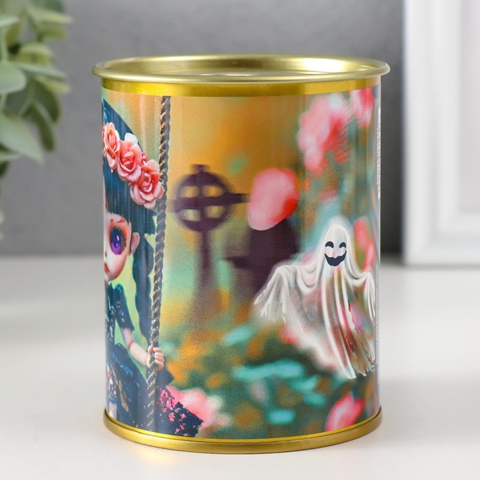 Копилка-банка металл Копилка-банка металл "Готическая"