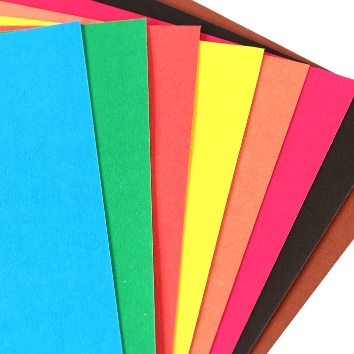 Картон цветной, А4, 8 листов, 8 цветов, немелованный, двусторонний, в папке, 220 г/м&sup2;, Щенячий патруль