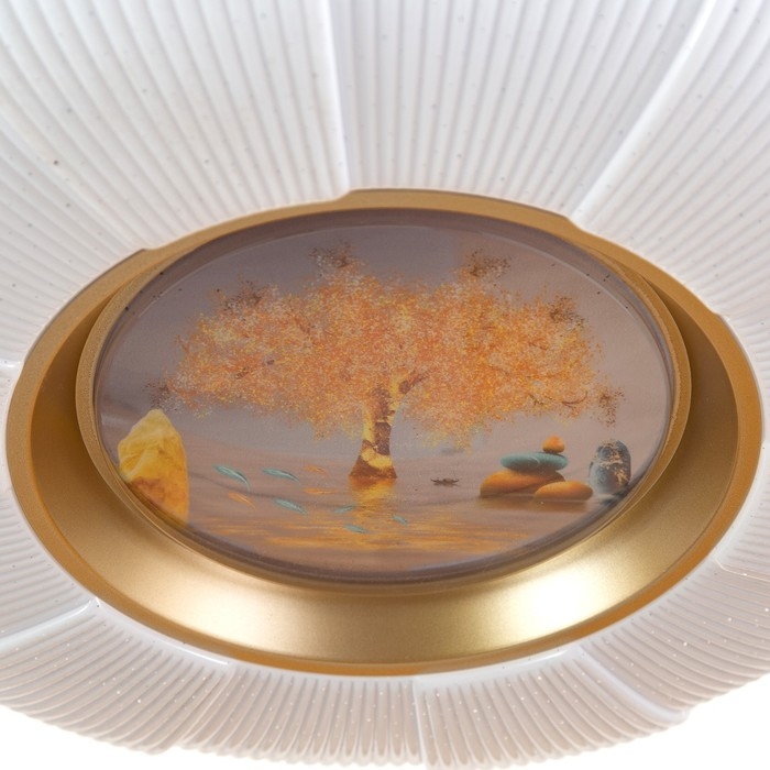 Светильник с ПДУ "Сакура" LED 72Вт диммер 48х48х7см