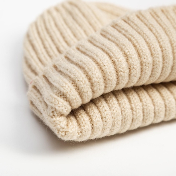 Шапка детская MINAKU р-р 50-52, цвет экрю Шапка детская MINAKU р-р 50-52, цвет экрю