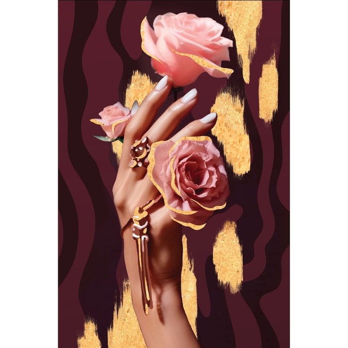 Картина по номерам с подрамником и поталью «Руки», 20 х 30 см Картина по номерам с подрамником и поталью «Руки», 20 х 30 см