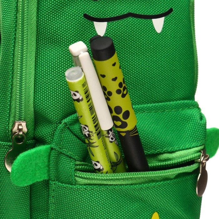 Пенал школьный на молнии Calligrata Пенал школьный на молнии Calligrata "Зверушка", 2 отделения, МИКС