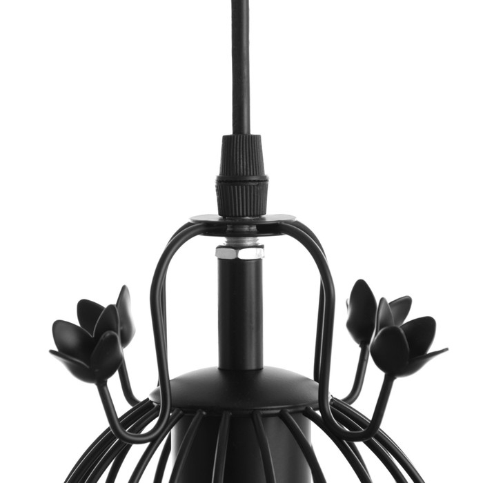 Светильник BayerLux "Колокол" 1х40Вт E27 черный 19х19х120 см.