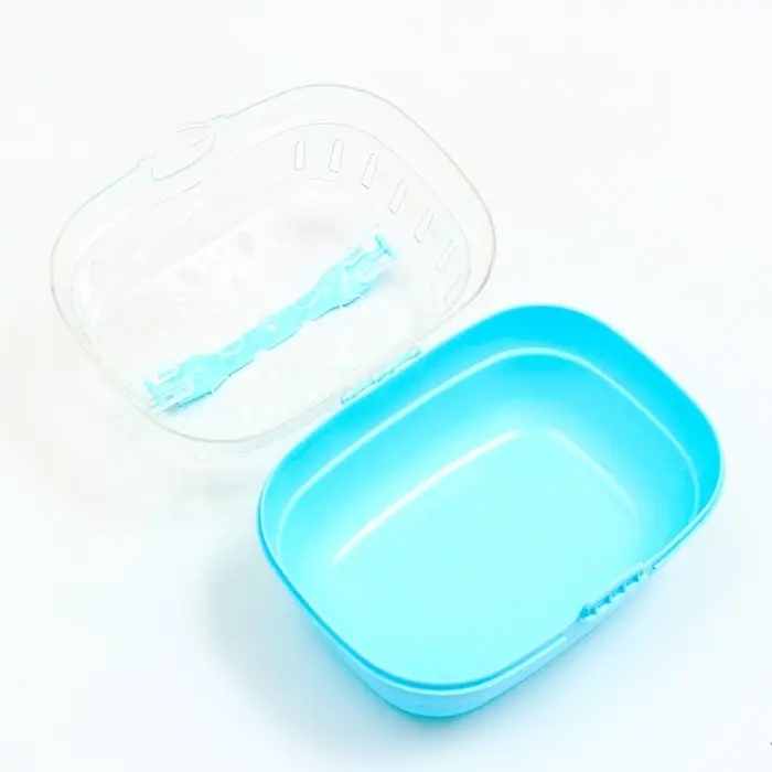 Переноска для грызунов &laquo;Пижон&raquo;, 23&times;16&times;15 см, синяя