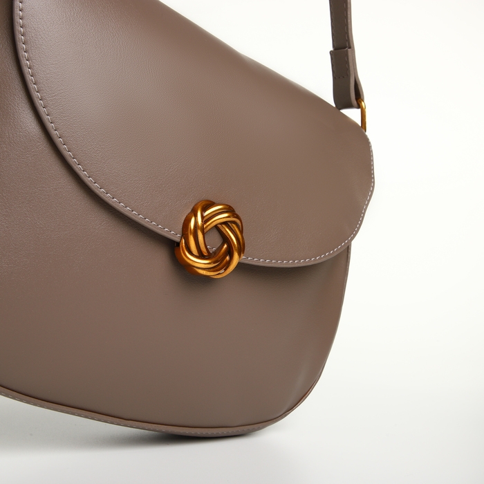 Сумка женская на клапане TEXTURA, средний размер, цвет серый Сумка женская на клапане TEXTURA, средний размер, цвет серый