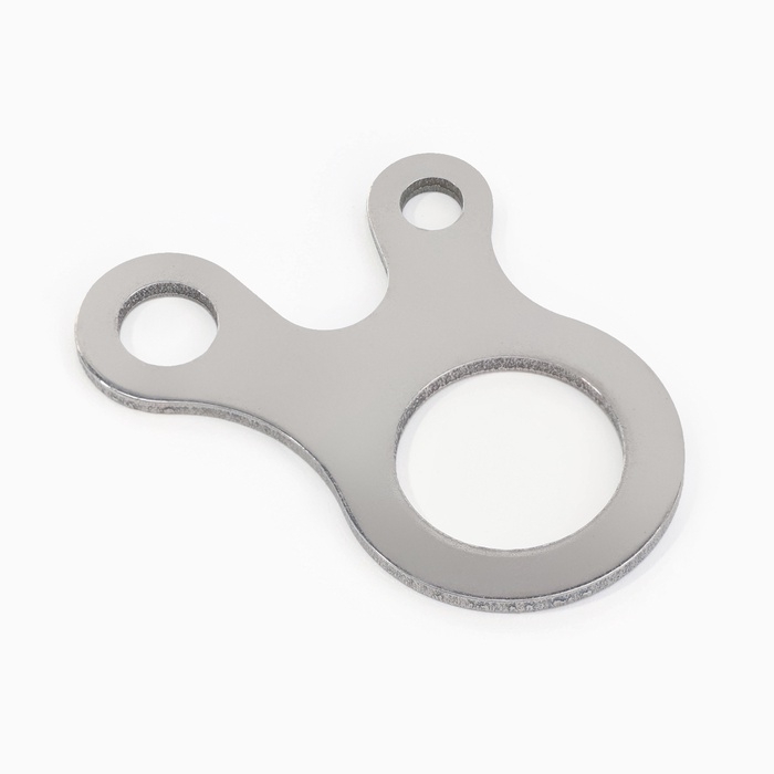 Набор карабинов безузловых Набор карабинов безузловых "Турист", 4 шт, серебристые