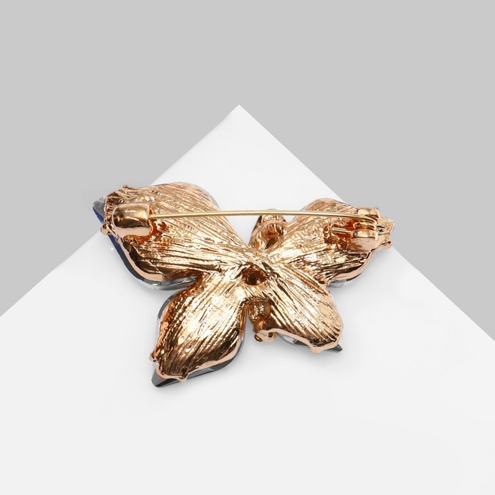 Брошь «Бабочка» крупная, цвет золото Брошь «Бабочка» крупная, цвет золото