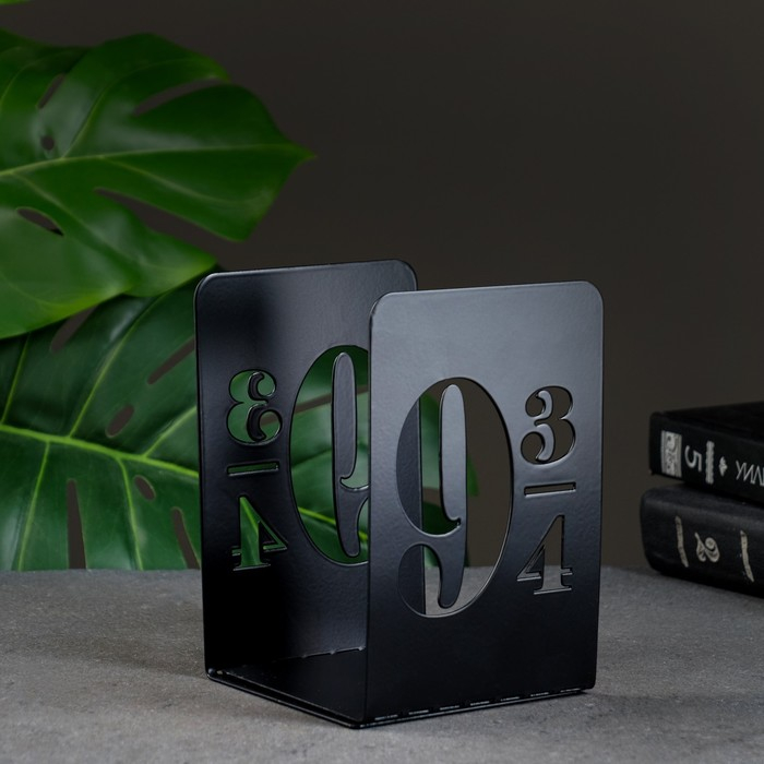 Держатель-подставка для книг  Держатель-подставка для книг "Поезд на 9 и 3/4" набор 2шт, 15х10х10см