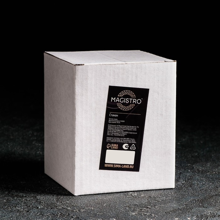 Стакан стеклянный с двойными стенками Magistro «Мужская фигура», 200 мл Стакан стеклянный с двойными стенками Magistro «Мужская фигура», 200 мл