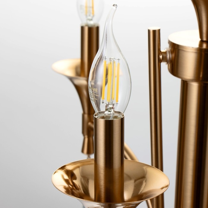 Люстра Люстра "Тронг" 6х40Вт Е14 латунь 58х58х61 см BayerLux