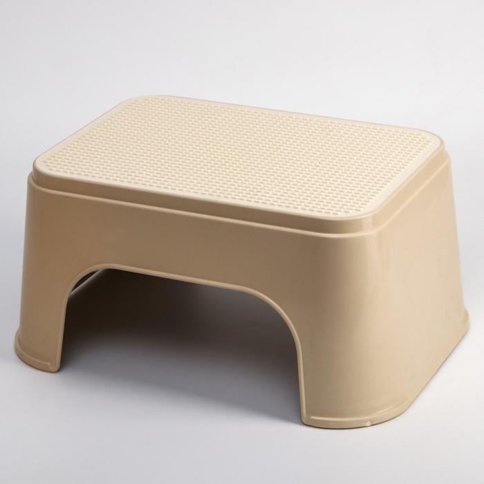 Детский табурет-подставка с прорезиненной рельефной поверхностью, цвета МИКС Детский табурет-подставка с прорезиненной рельефной поверхностью, цвета МИКС