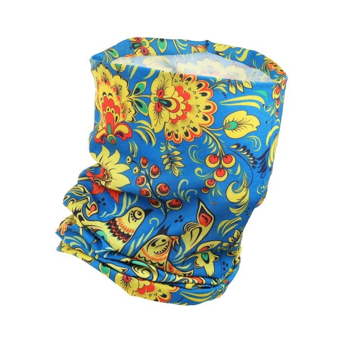 Бафф туристический Бафф туристический "Хохлома" для защиты от ветра и пыли, синий