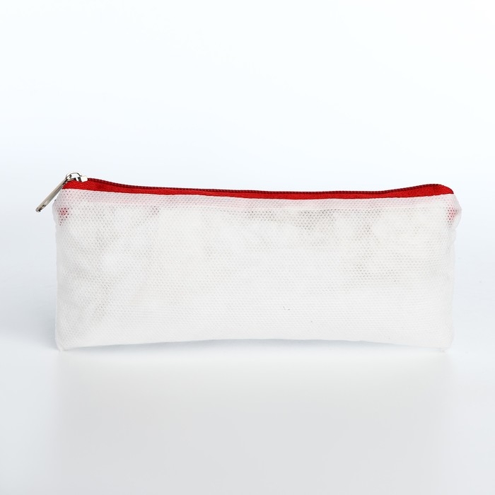 Пенал под раскраску  Пенал под раскраску "Котики", цвет красный