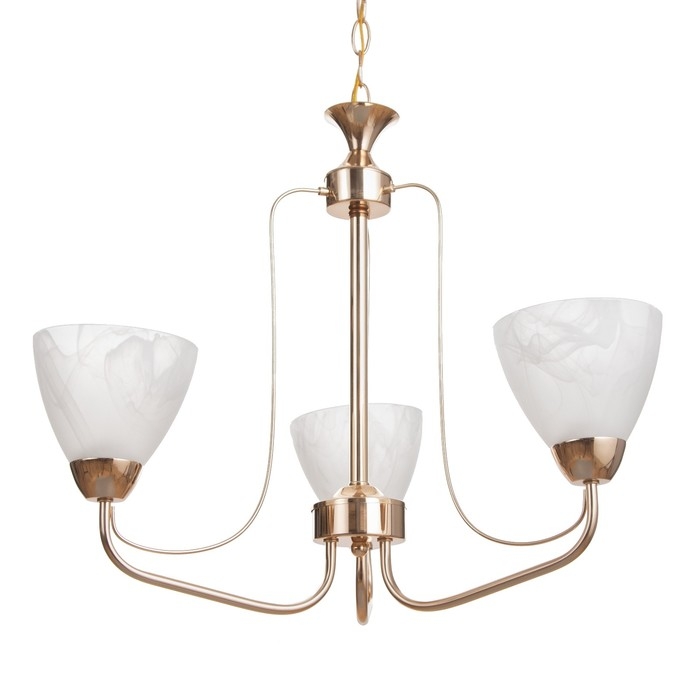 Люстра Люстра "Амелия" 3х60Вт Е27 Золото 59х59х100(60)см