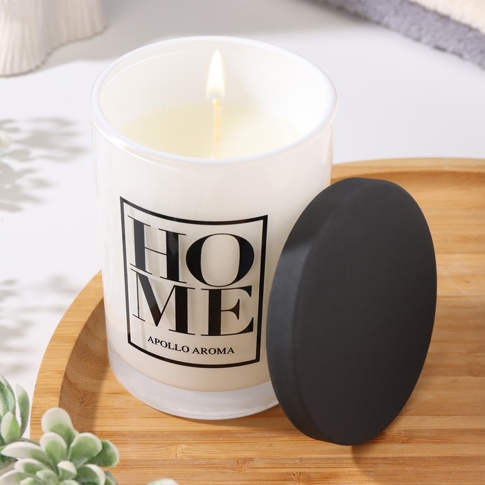 Свеча ароматическая  Свеча ароматическая "Home", Бай Байхэ, 8*10,5 см