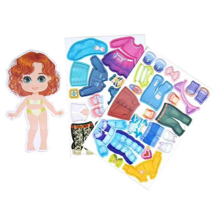 Магнитная игра «Одевашки. Анюта», Магнитные истории Магнитная игра «Одевашки. Анюта», Магнитные истории