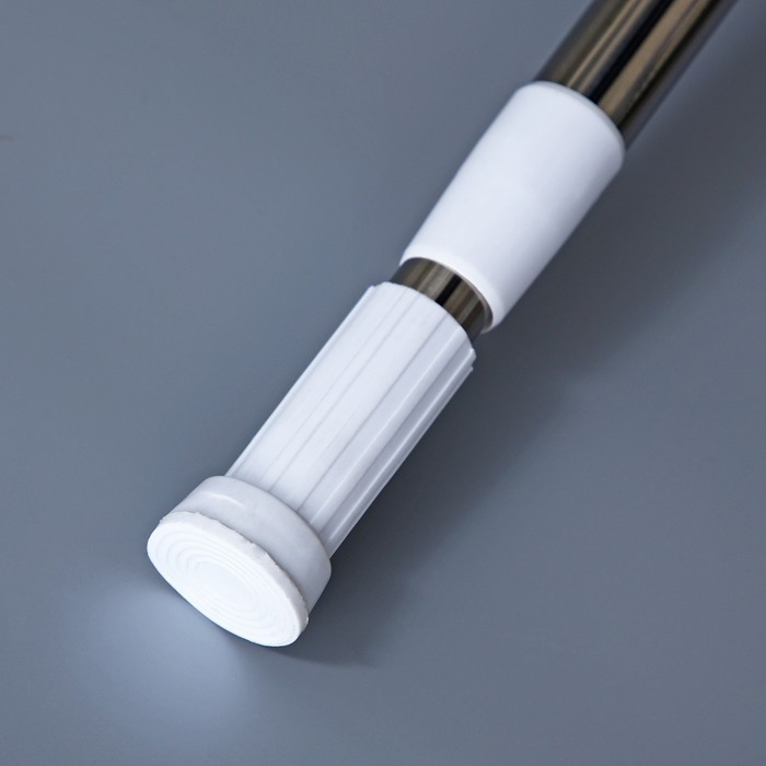 Карниз для ванной Доляна, телескопический, d=3,2 см, 70-120 см, стальной Карниз для ванной Доляна, телескопический, d=3,2 см, 70-120 см, стальной