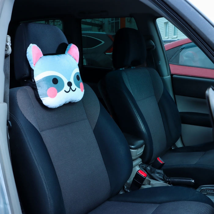 Подушка на подголовник МАТЕХ CUTIE LINE, 30 х 25 х 10 см, серый, белый Подушка на подголовник МАТЕХ CUTIE LINE, 30 х 25 х 10 см, серый, белый