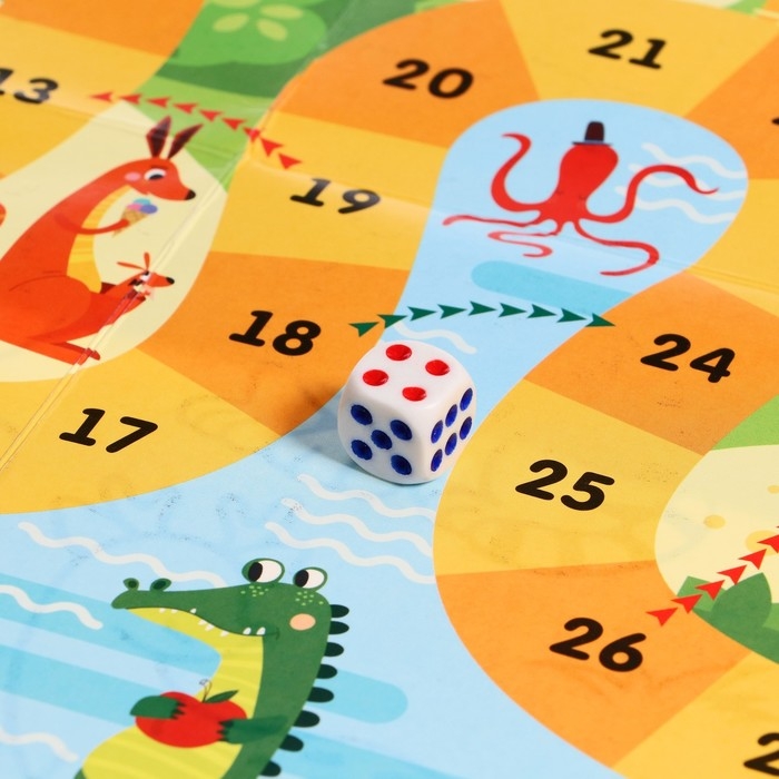 Настольная игра «Веселые ходилки», 4 в 1 Настольная игра «Веселые ходилки», 4 в 1