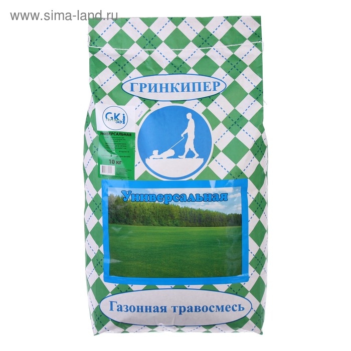 Газонная травосмесь  Газонная травосмесь "Гринкипер", универсальная, 10 кг
