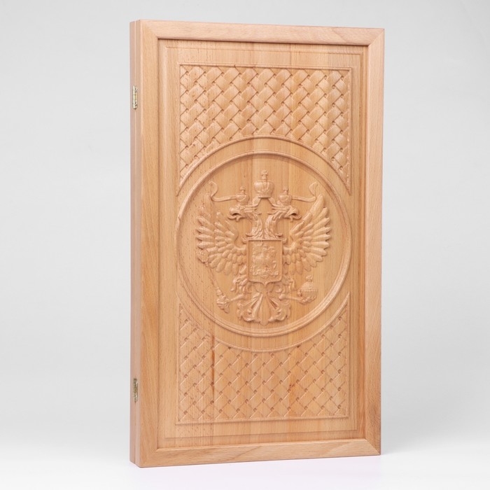 Нарды резные  Нарды резные "Россия", маркетри, буковая доска 50 x 59 см