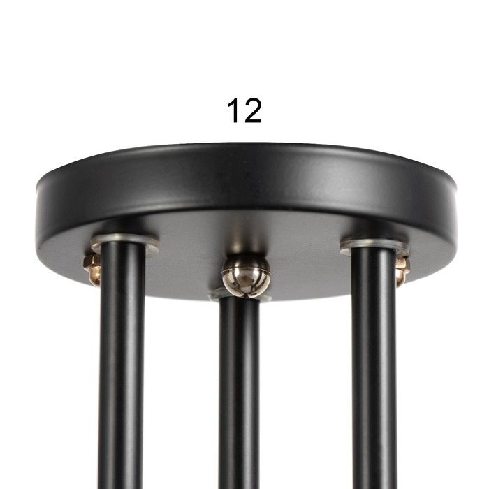 Люстра Люстра "Шарлин" 3хЕ27 40Вт черный 48х48х26 см BayerLux