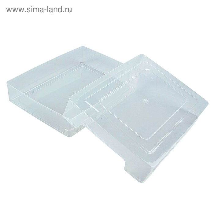 Контейнер для документов Стамм А4, 245 х 330 х 63 мм, пластик, прозрачный, прочный, вместительный Контейнер для документов Стамм А4, 245 х 330 х 63 мм, пластик, прозрачный, прочный, вместительный