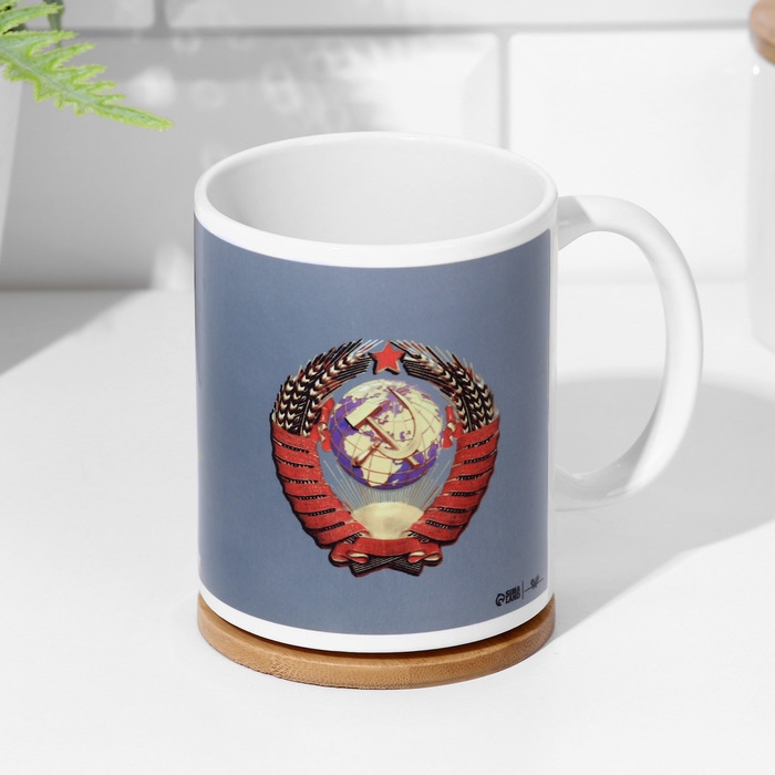 Кружка сублимация Кружка сублимация "Сталин", с нанесением, серая