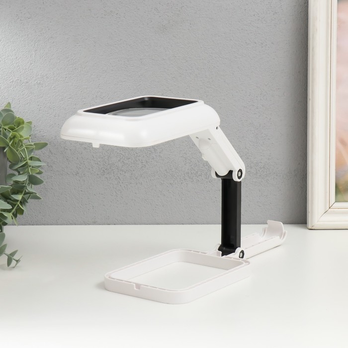 Лампа-лупа с увеличит.стеклом х3 для творчества 3 режима LEDx18 от 3АAA+ USB 10,5х28 см Лампа-лупа с увеличит.стеклом х3 для творчества 3 режима LEDx18 от 3АAA+ USB 10,5х28 см