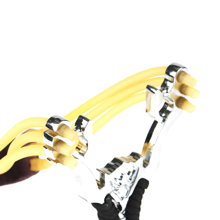 Рогатка металлическая Рогатка металлическая "Молния" в текстильной оплётке