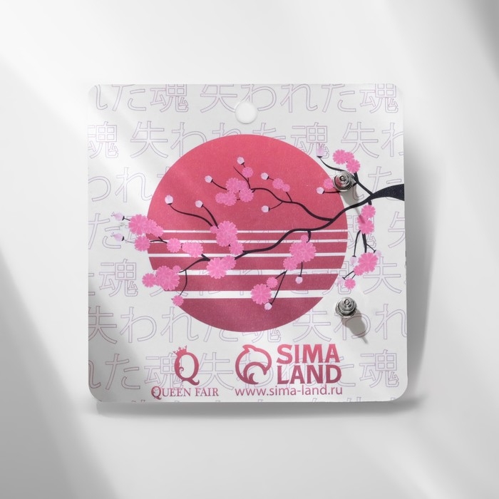 Серьги с эмалью «Япония» румяные лисицы, цветные в золоте Серьги с эмалью «Япония» румяные лисицы, цветные в золоте