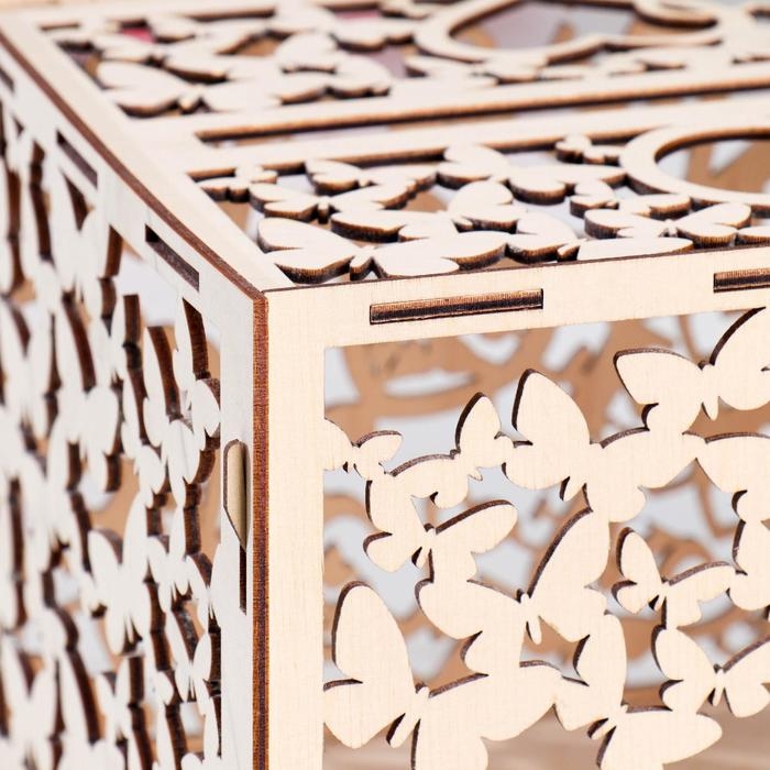 Свадебный банк Свадебный банк "Love", дерево, сборный, 24х19,5х16 см