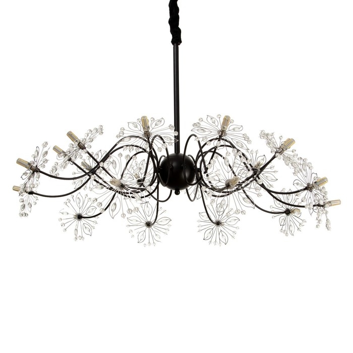 Люстра 1176/20 G4 20Вт черный 80х800х40см BayerLux