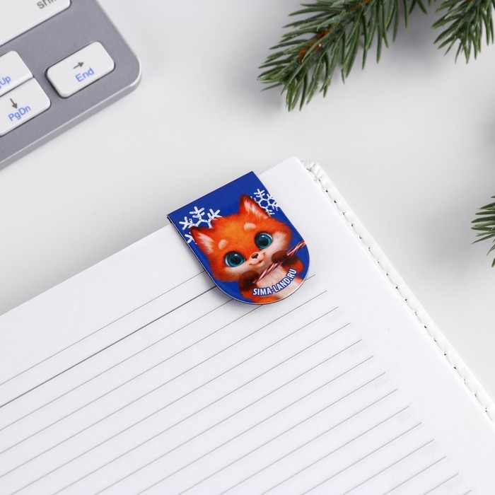 Новый год. Закладки для книг магнитные «Новогодняя почта», 6 шт Новый год. Закладки для книг магнитные «Новогодняя почта», 6 шт