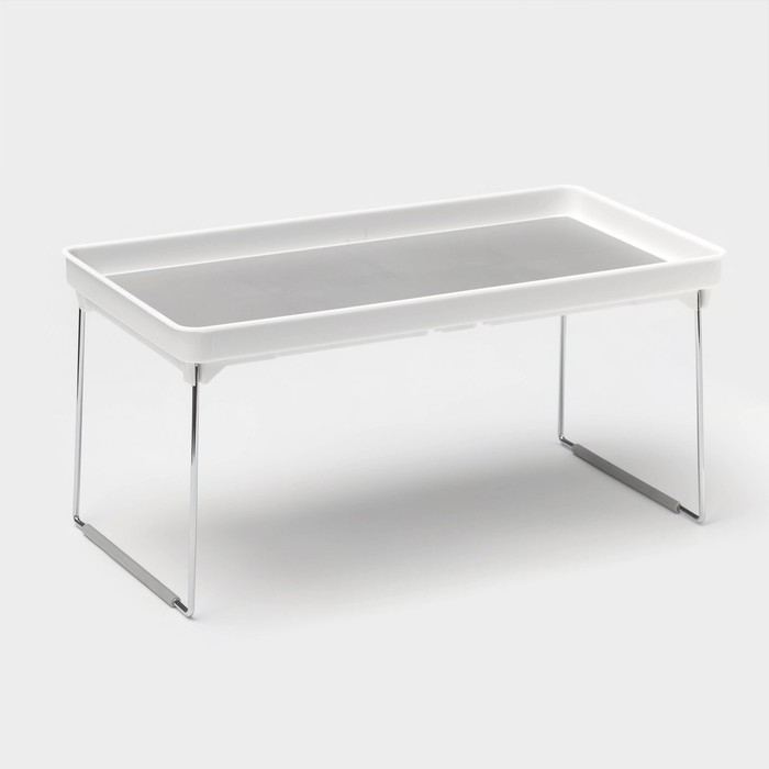 Столик - поднос для подачи Griten, складной, 36,2×19×3,7 см, цвет белый Столик - поднос для подачи Griten, складной, 36,2×19×3,7 см, цвет белый