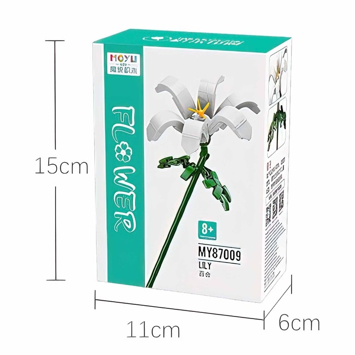 Конструктор Цветы «Лилия», 112 деталей Конструктор Цветы «Лилия», 112 деталей