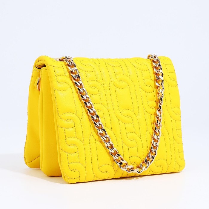 Сумка-мессенджер на магнитах, цвет жёлтый Сумка-мессенджер на магнитах, цвет жёлтый