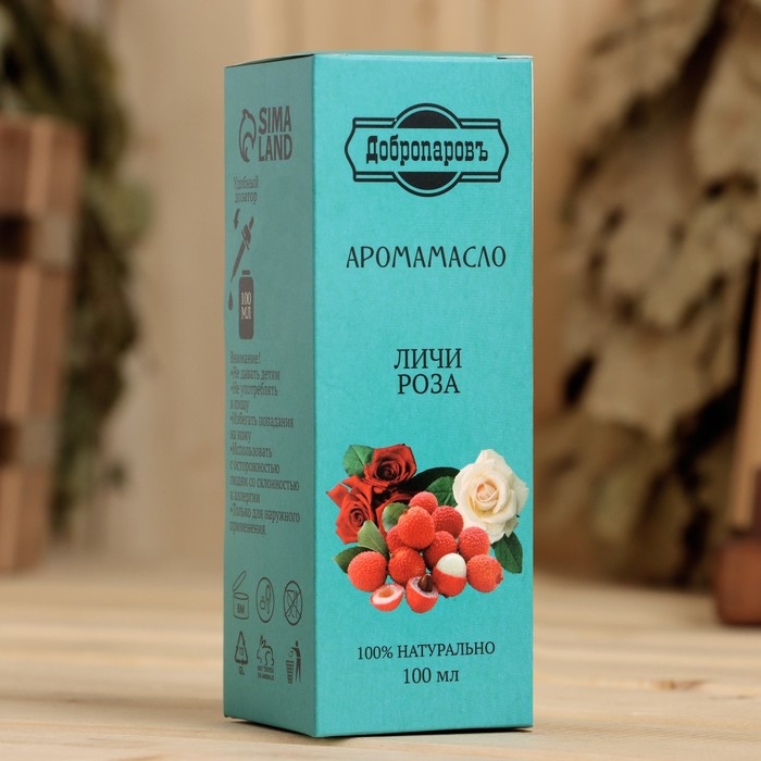Эфирное масло Эфирное масло "Личи и роза", 100 мл "Добропаровъ"
