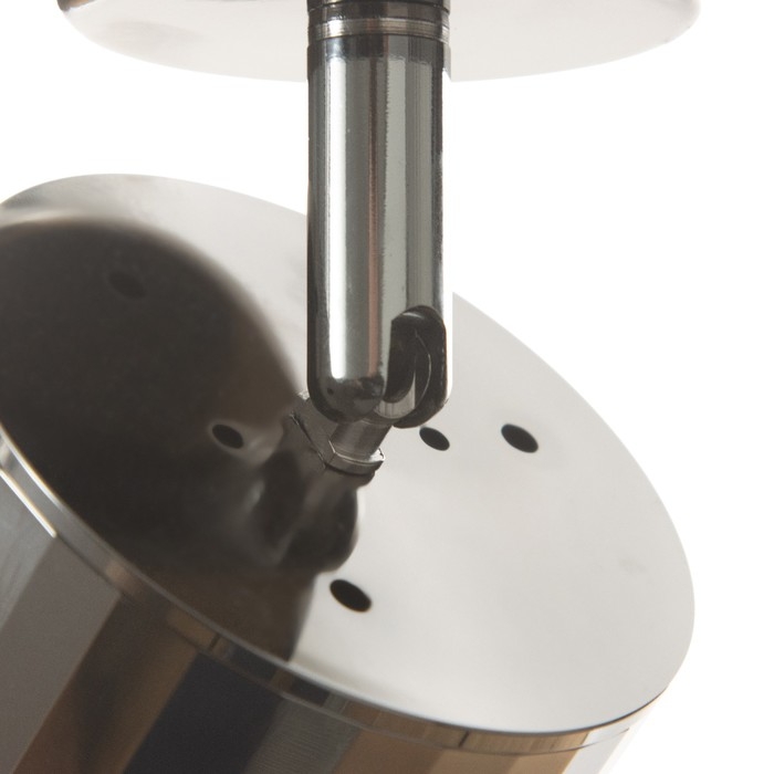 Спот Спот "Алисер" GU10 черный хром 7,5х7,5х20 см