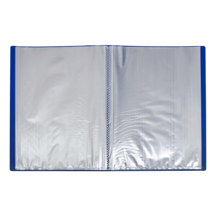 Папка с 30 вкладышами А4, 600 мкм, Calligrata, 15 мм, синяя Папка с 30 вкладышами А4, 600 мкм, Calligrata, 15 мм, синяя