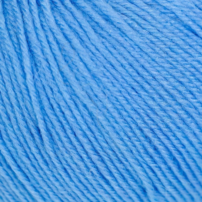 Пряжа Пряжа "Детский каприз" 50%мериносовая шерсть, 50% фибра 225м/50гр (05-Голубой)