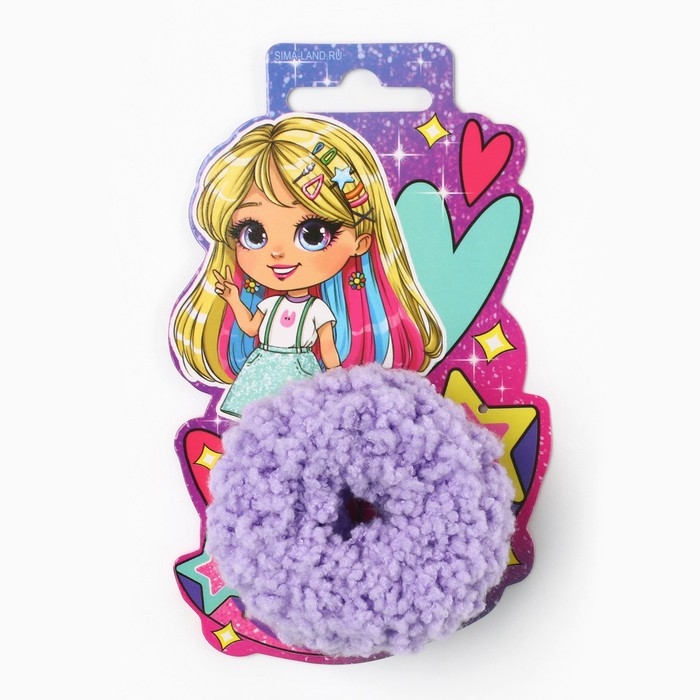 Резинки для волос светящаяся в темноте «Самой стильной» 7 х 2,3 см Резинки для волос светящаяся в темноте «Самой стильной» 7 х 2,3 см